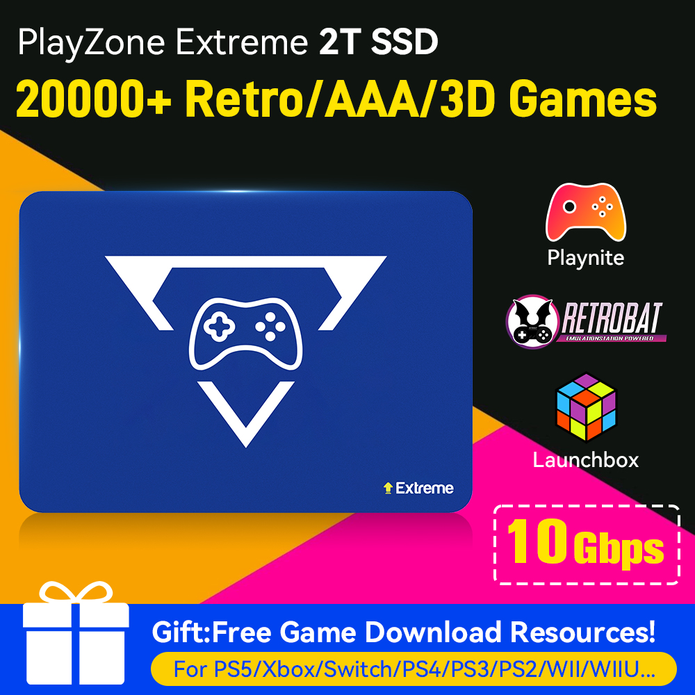 Arcade X - 2TB Gaming Emulation Hard Drive With