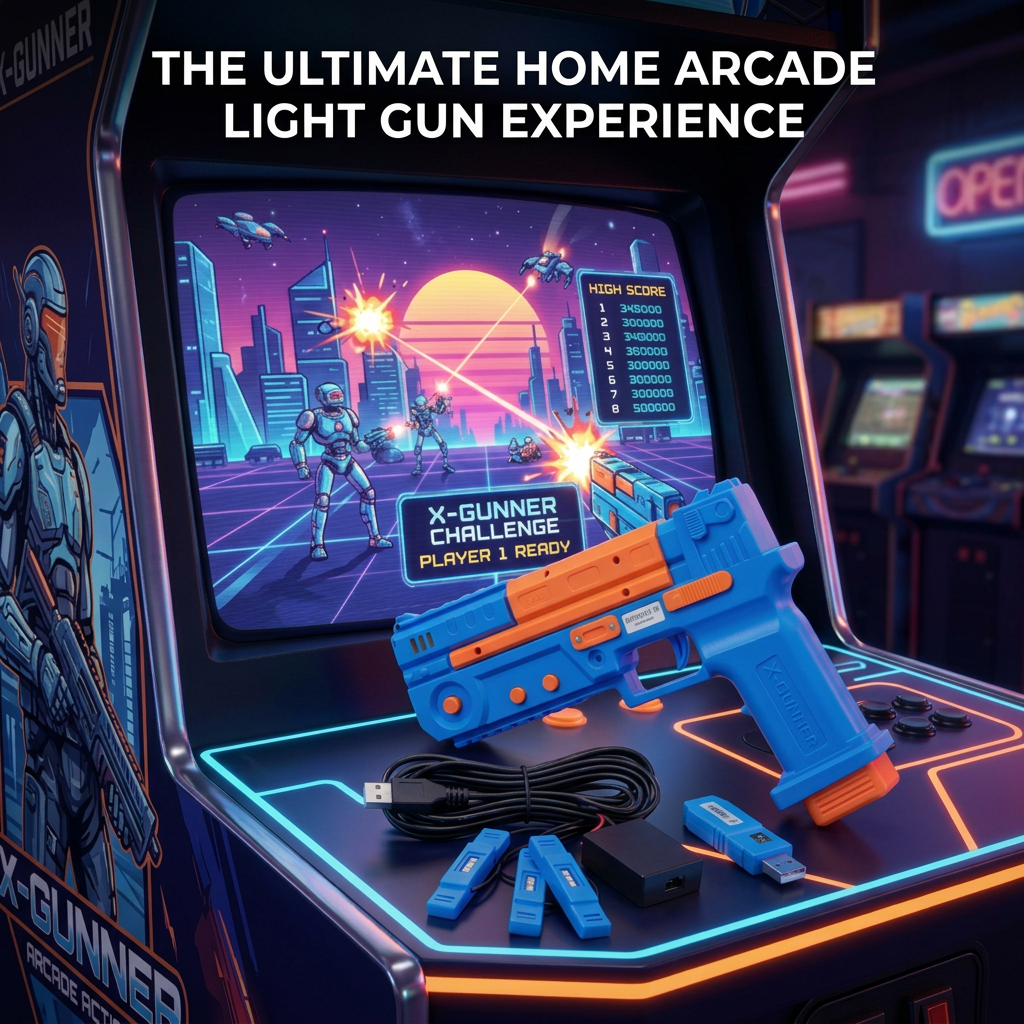 Arcade X - 2.4G Wireless Light Gun Controller for