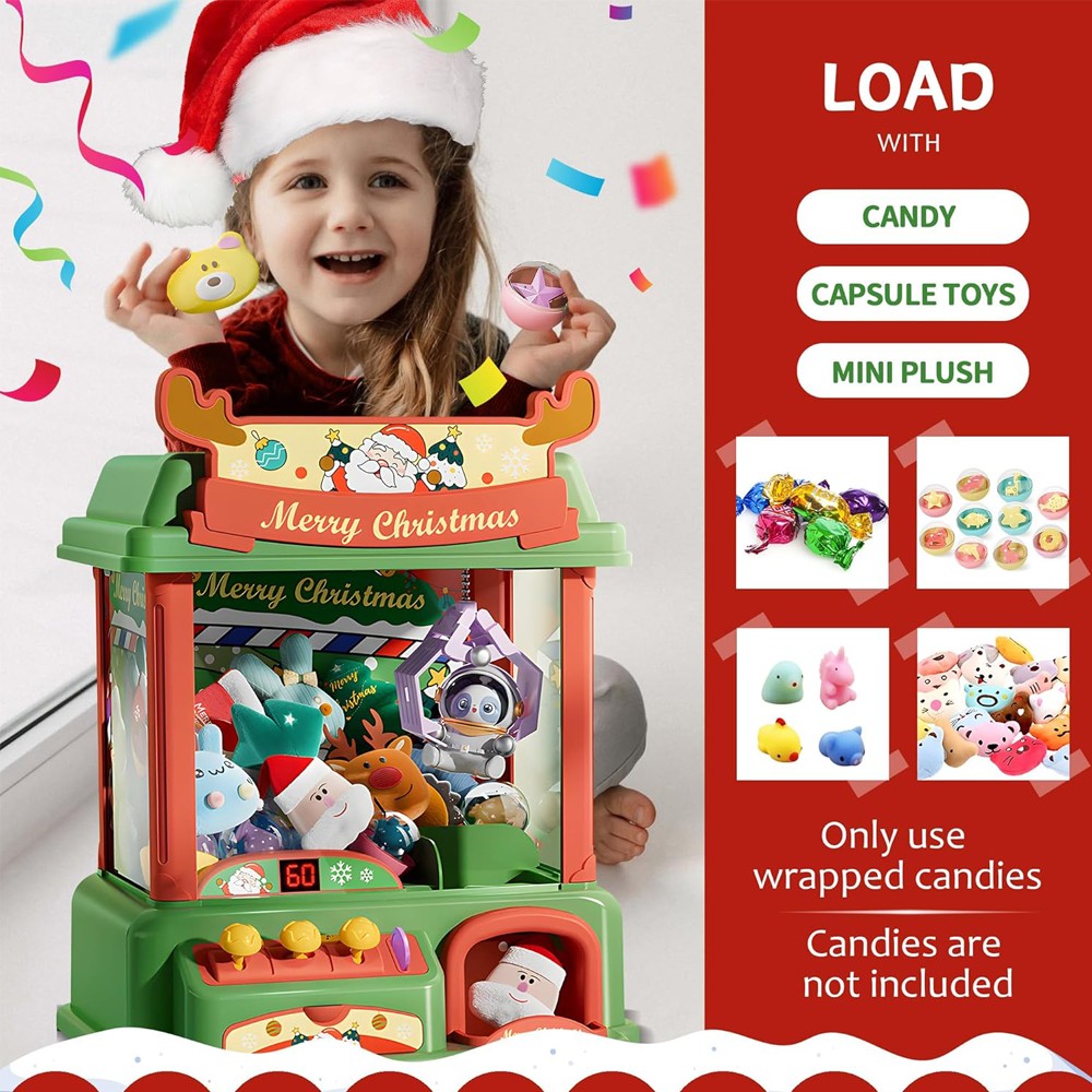 Christmas Claw Machine For Kid - Arcade Toy Vending Machine avis et prix