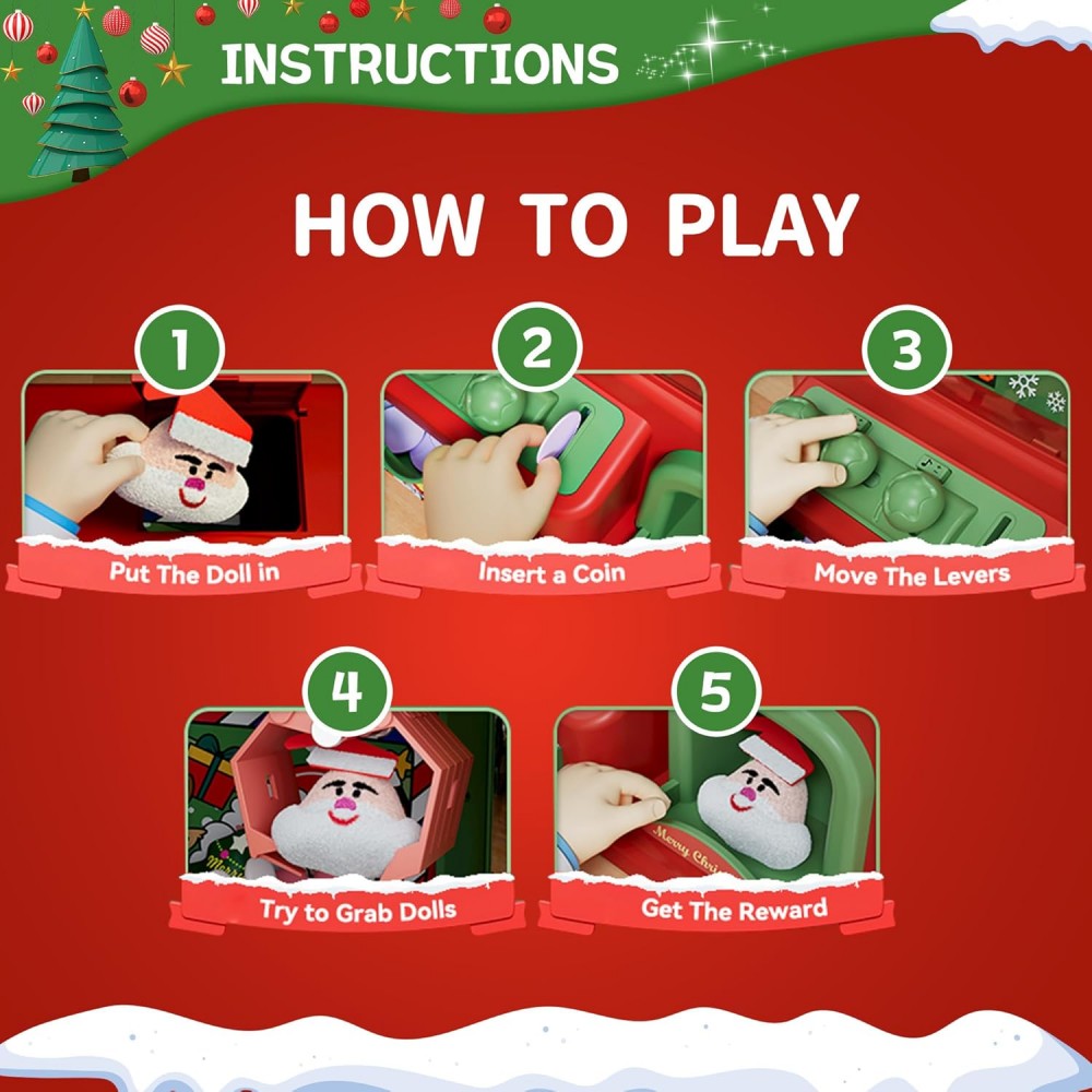 Christmas Claw Machine For Kid - Arcade Toy Vending Machine avis et prix