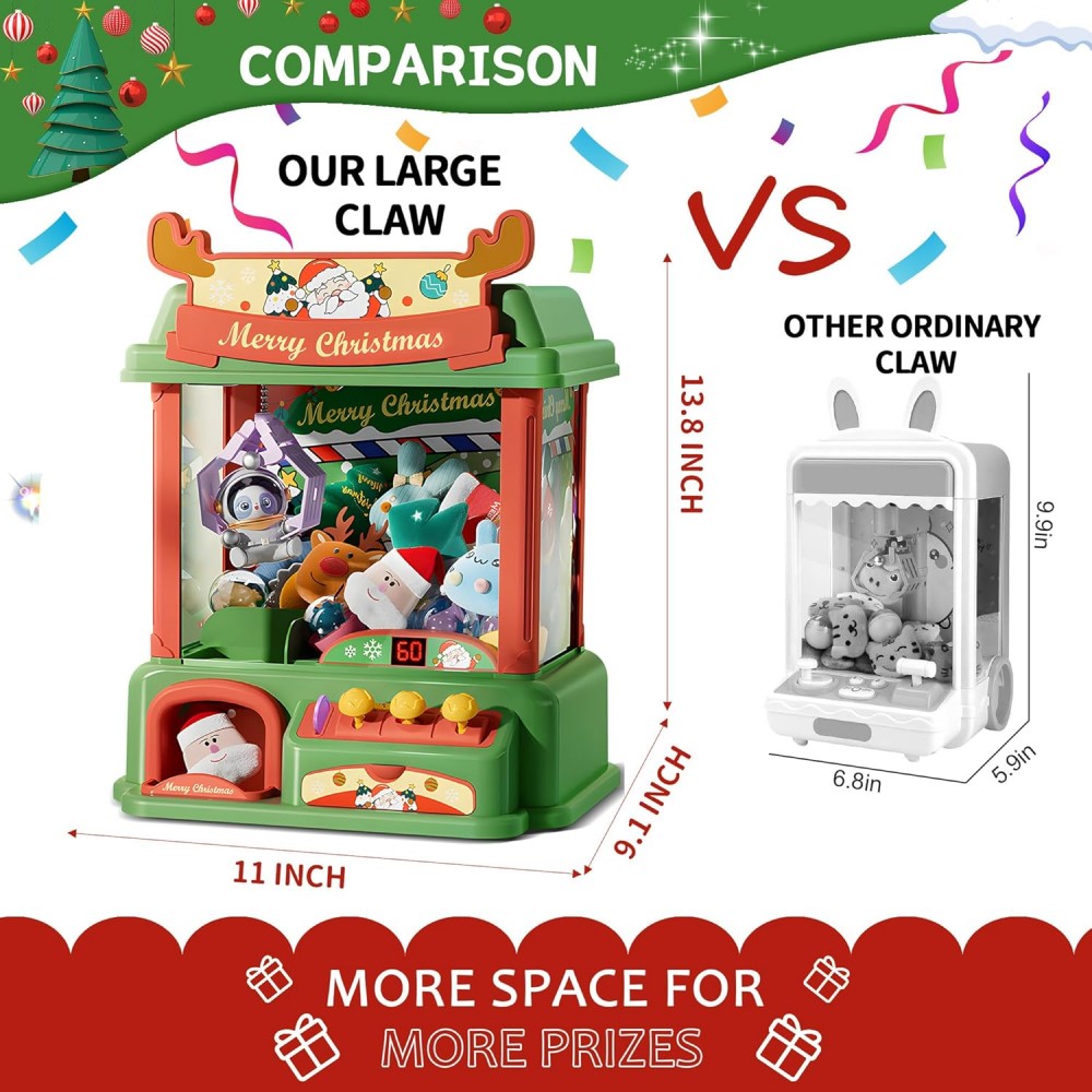 Christmas Claw Machine For Kid - Arcade Toy Vending Machine avis et prix