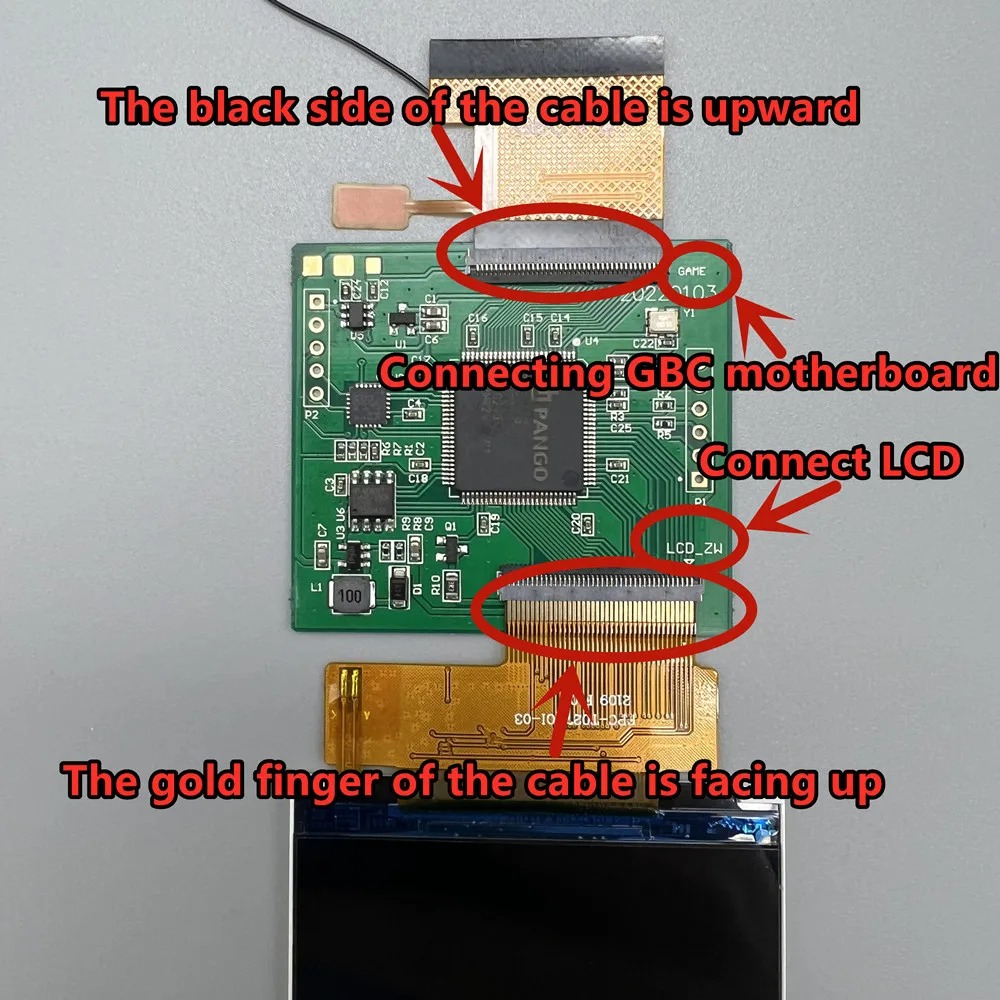 Original Size New 2.45 GBC IPS - Lcd Screen Arcade avis et prix