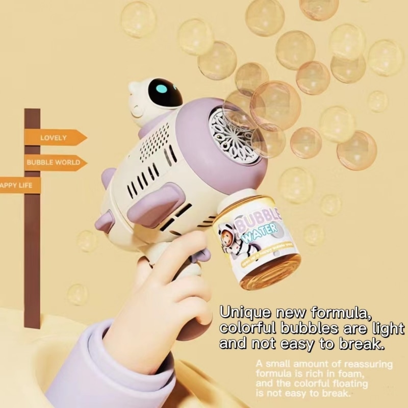 Purple Bubble Machine for Chil - Bubble Gum Machine avis et prix