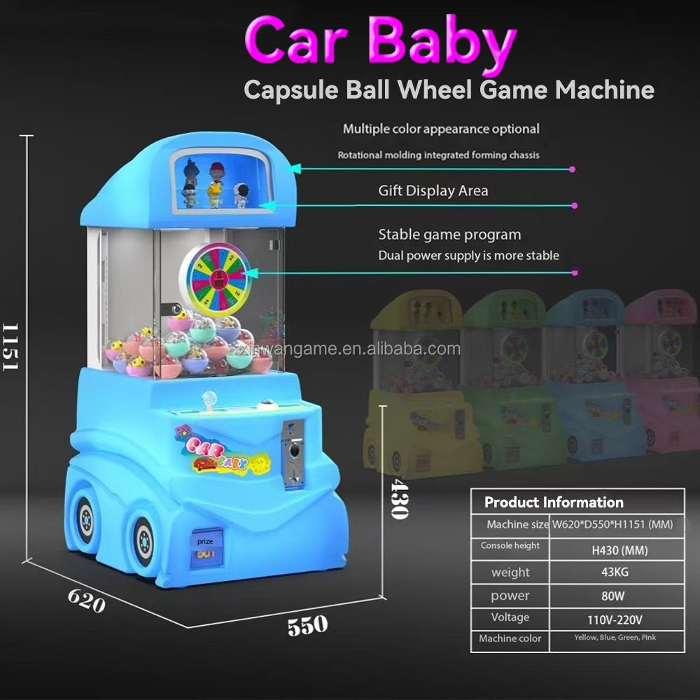 Children's Mini Arcade Coin-Op - Prize Capsule Toy Machine avis et prix