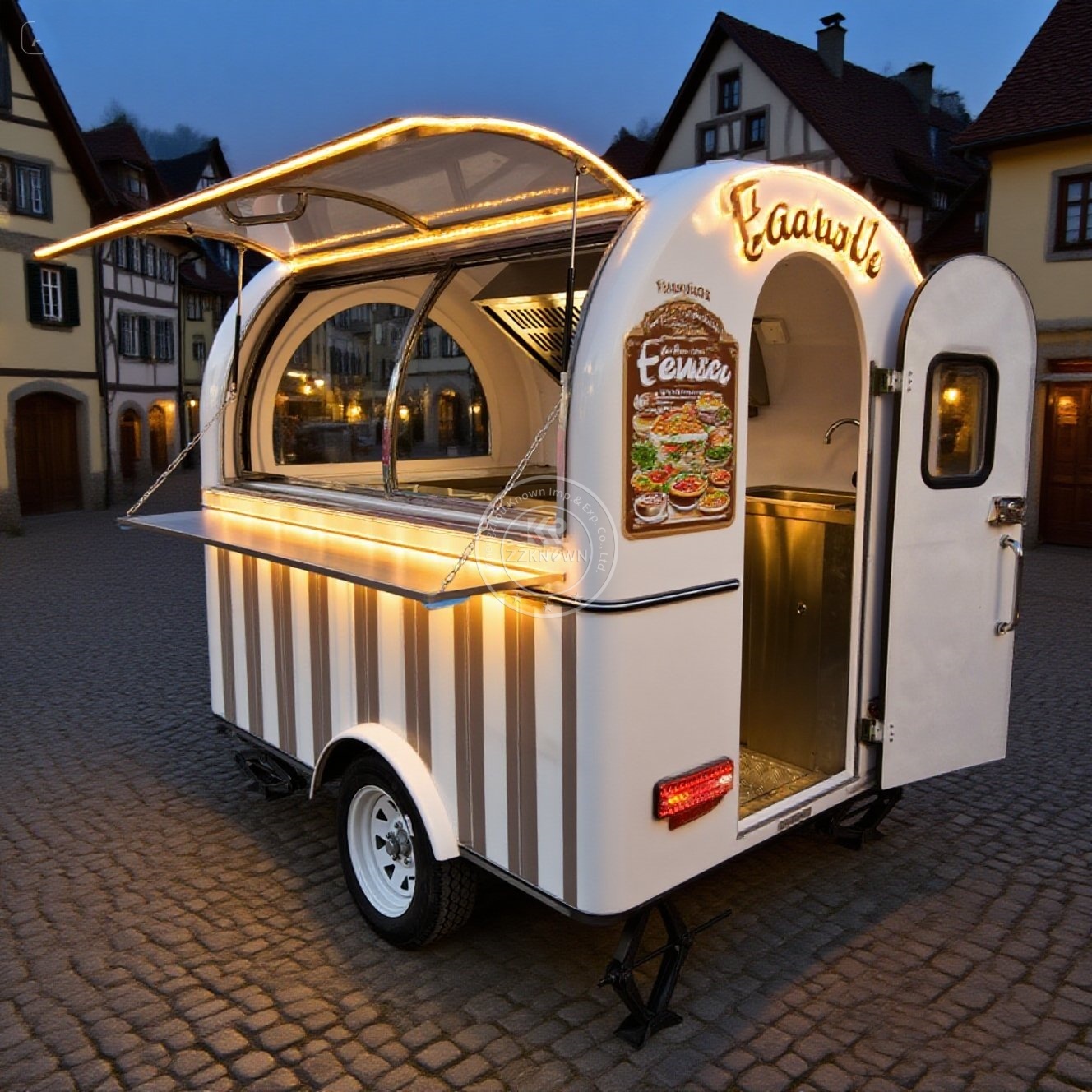 food truck trailer mobile kitc - Hot Dog Vending Cart avis et prix