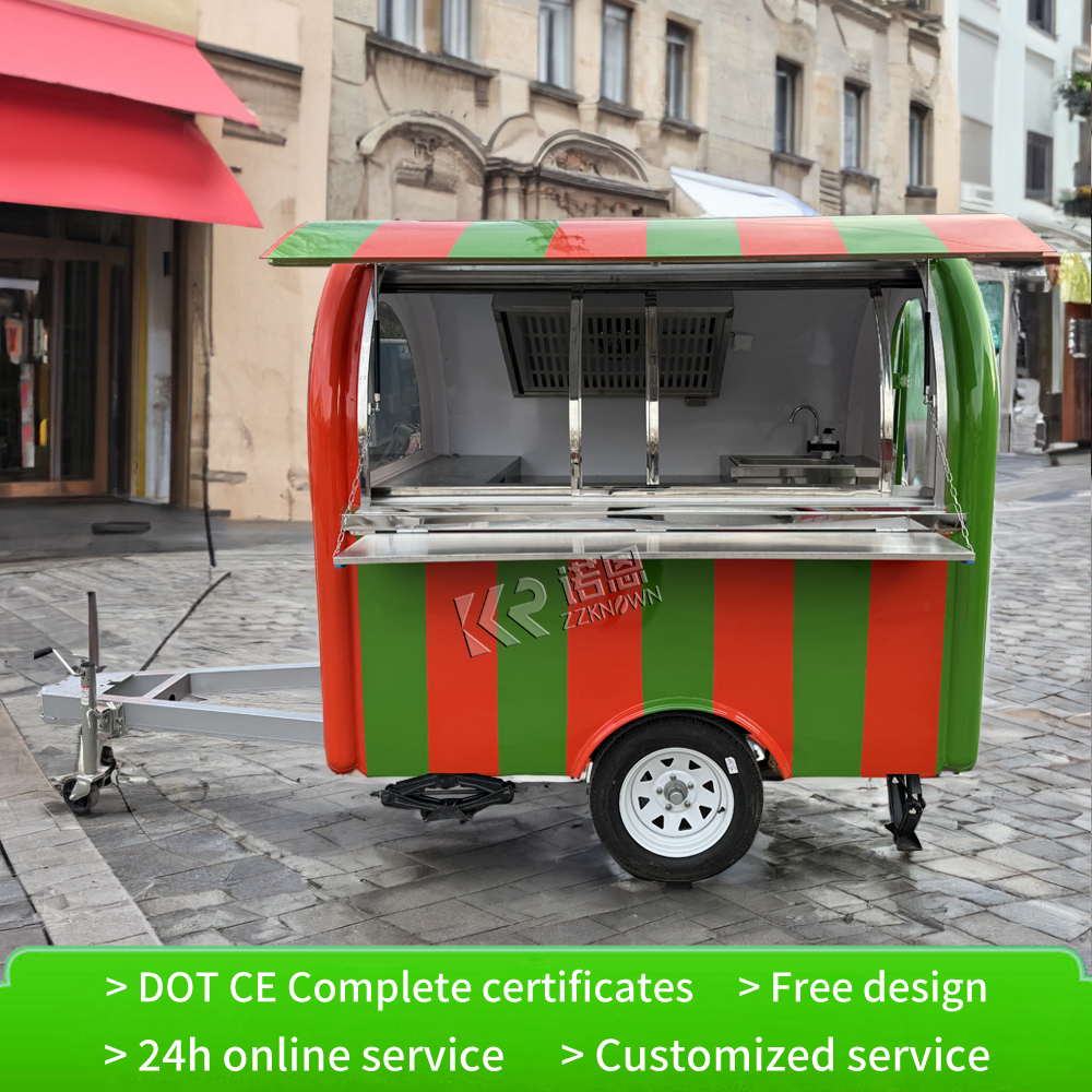 food truck trailer mobile kitc - Hot Dog Vending Cart avis et prix