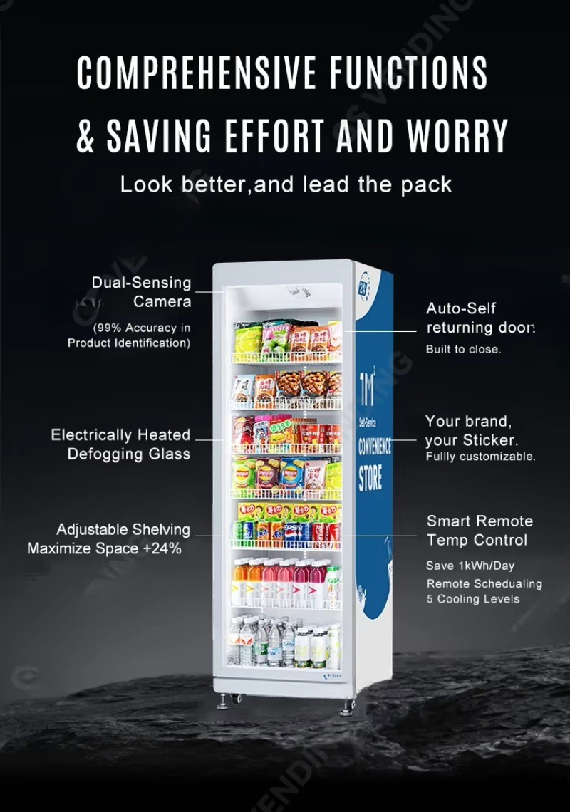 FOODLINE Customized Vending AI - Open Vending Machine avis et prix