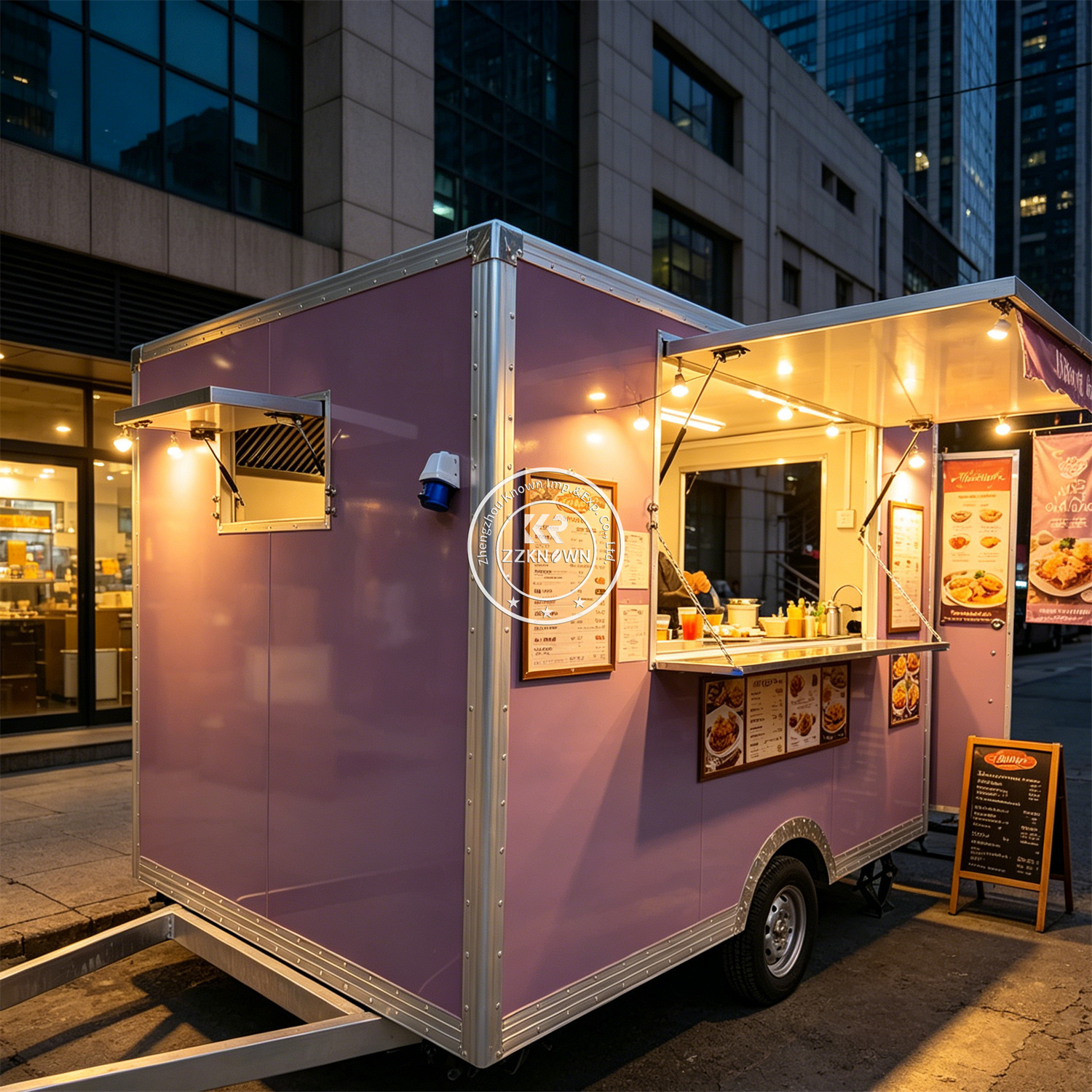 Mobile Fast Food Trailer Cart  - Hot Dog Vending Cart avis et prix