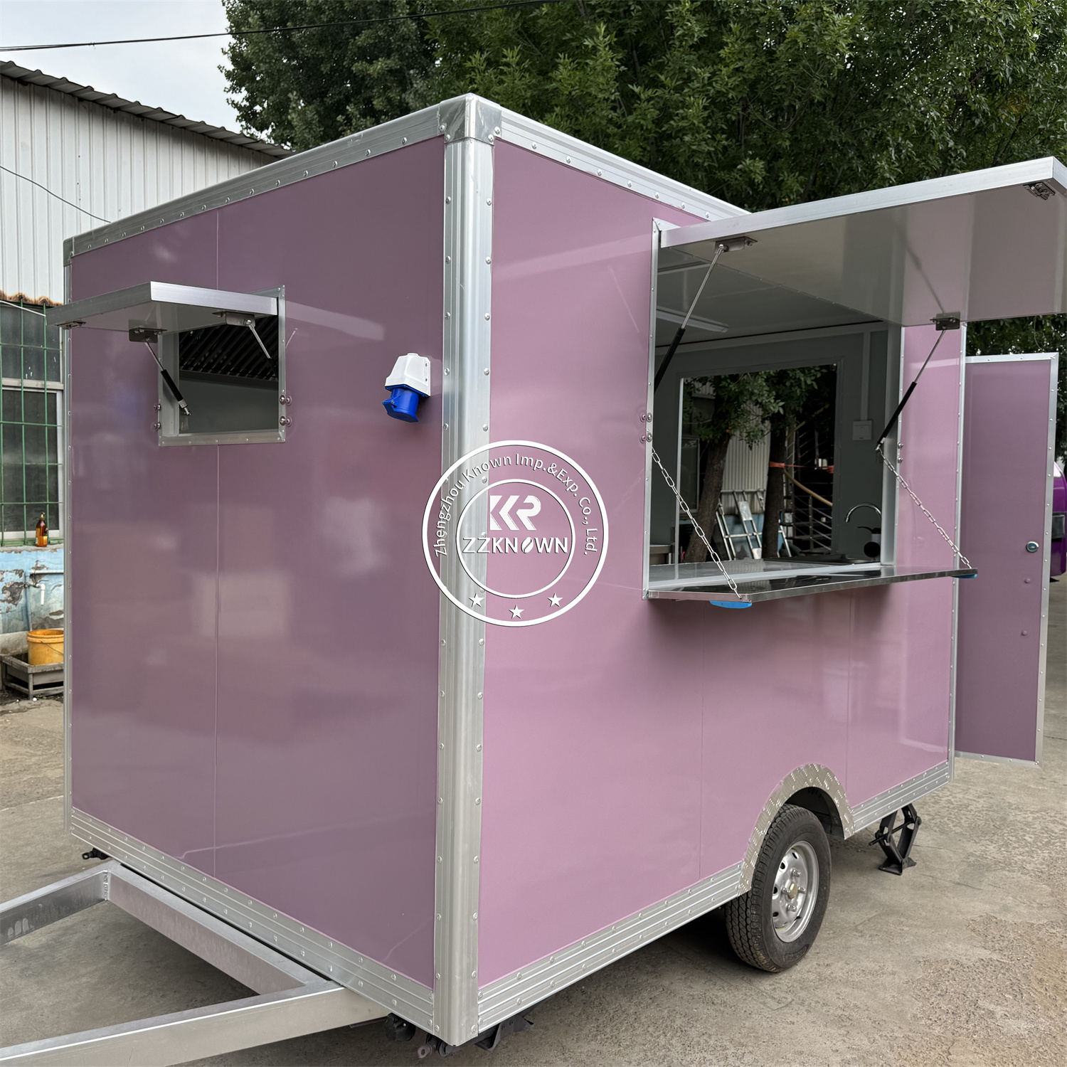 Mobile Fast Food Trailer Cart  - Hot Dog Vending Cart avis et prix