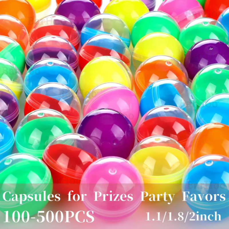 100-500PCS Empty Round Capsule - Prize Capsule Toy Machine avis et prix
