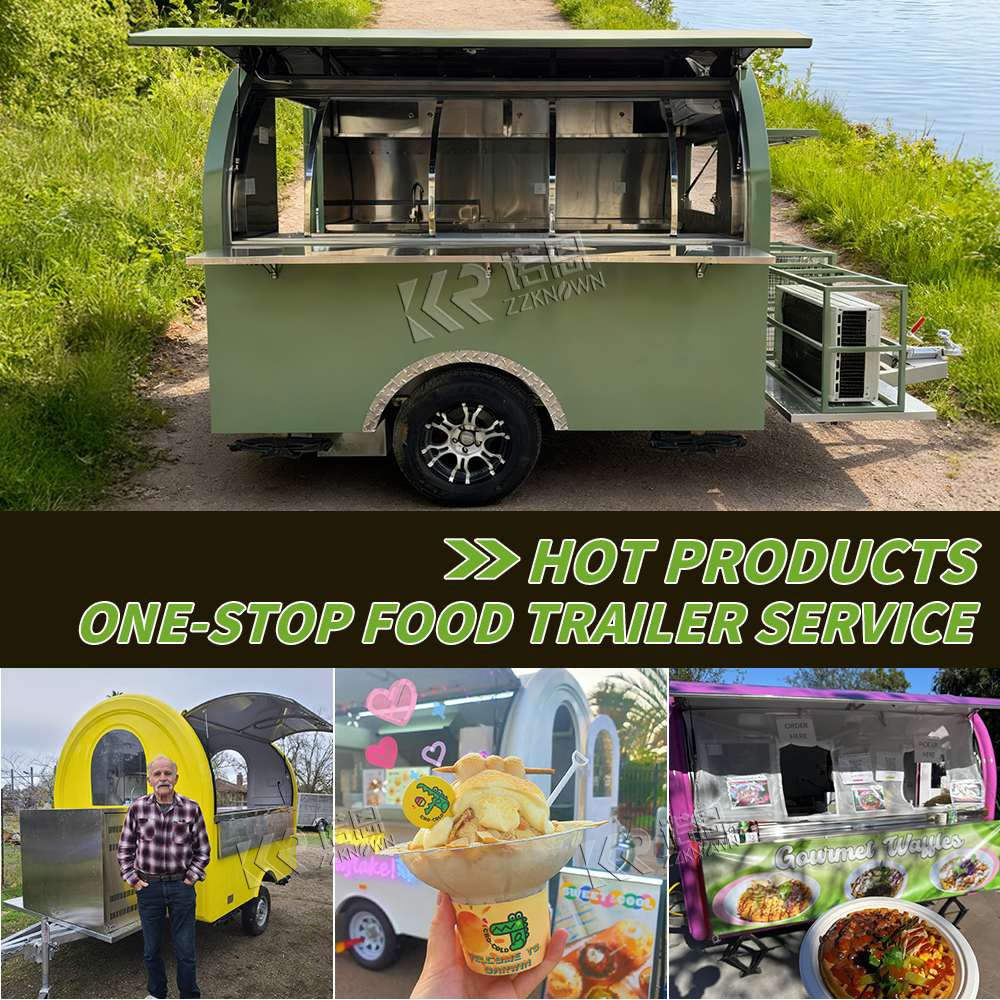 Luxury Mobile Food Truck Fully - Hot Dog Vending Cart avis et prix
