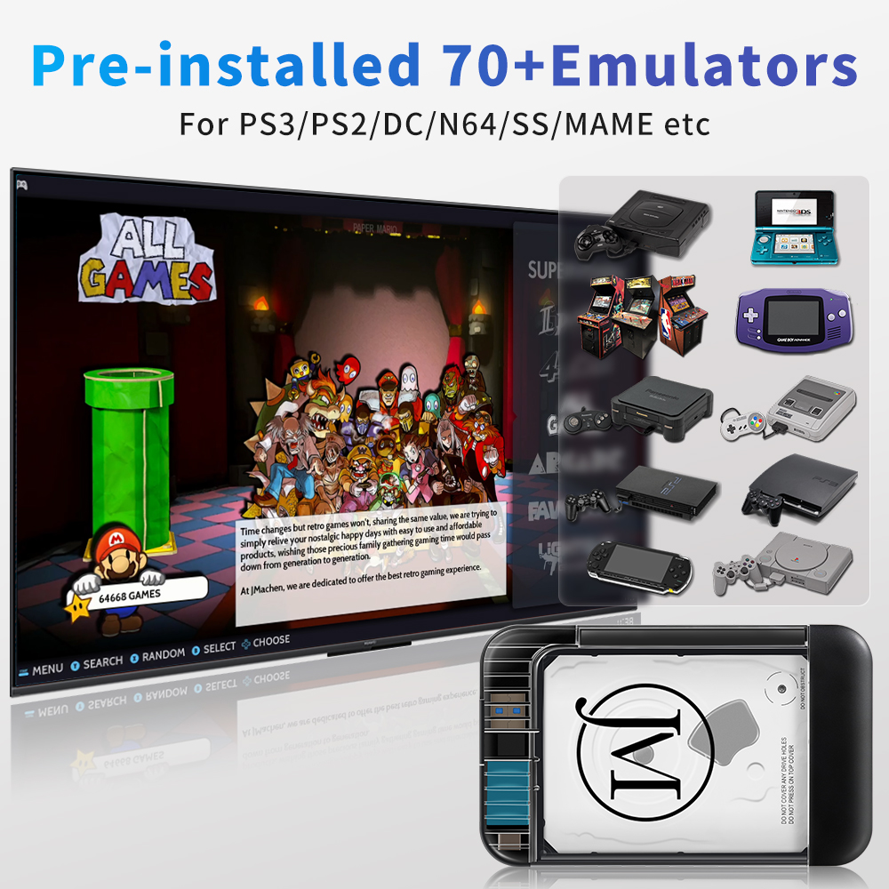 RETROBAT Portable 500G Gaming  - Arcade X avis et prix