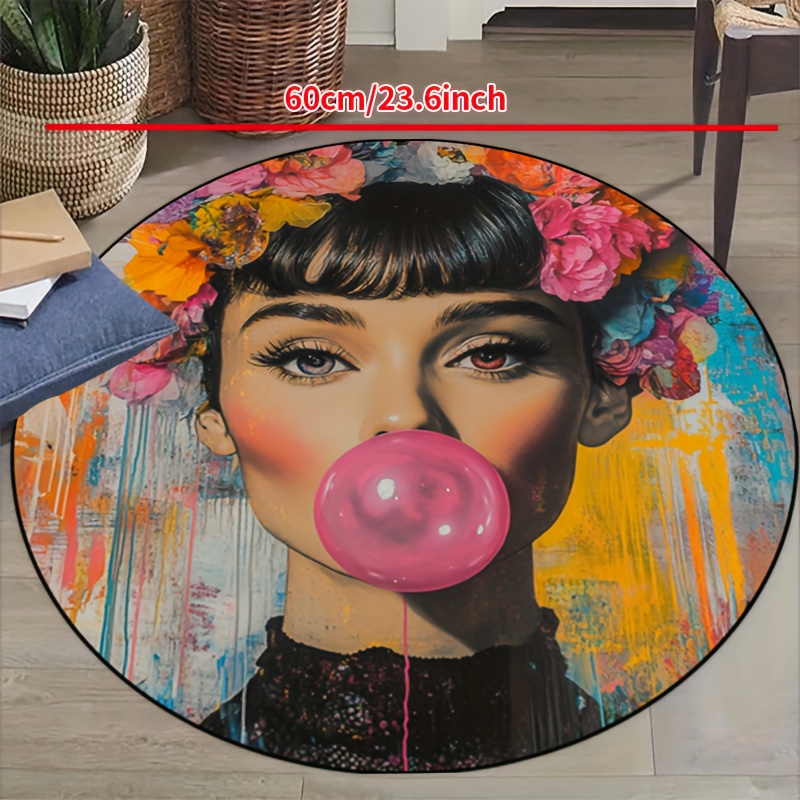 Graffiti Art Woman With Floral - Bubble Gum Machine avis et prix