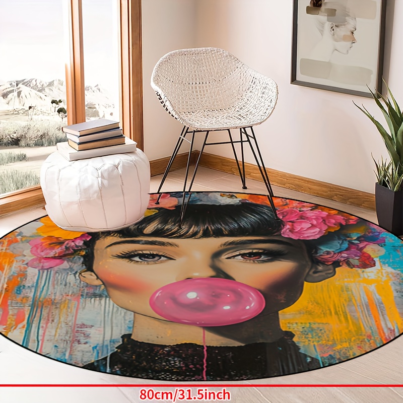 Graffiti Art Woman With Floral - Bubble Gum Machine avis et prix