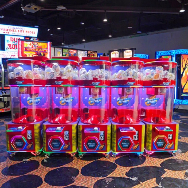 Amusement Park Metal Coin Oper - Prize Capsule Toy Machine avis et prix