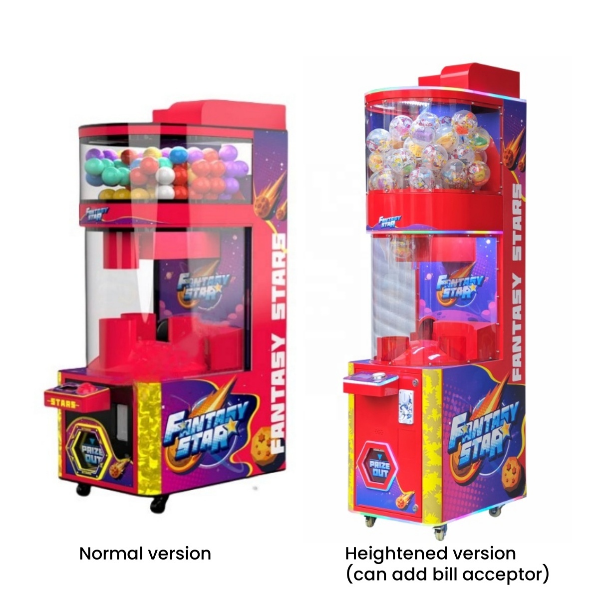 Amusement Park Metal Coin Oper - Prize Capsule Toy Machine avis et prix
