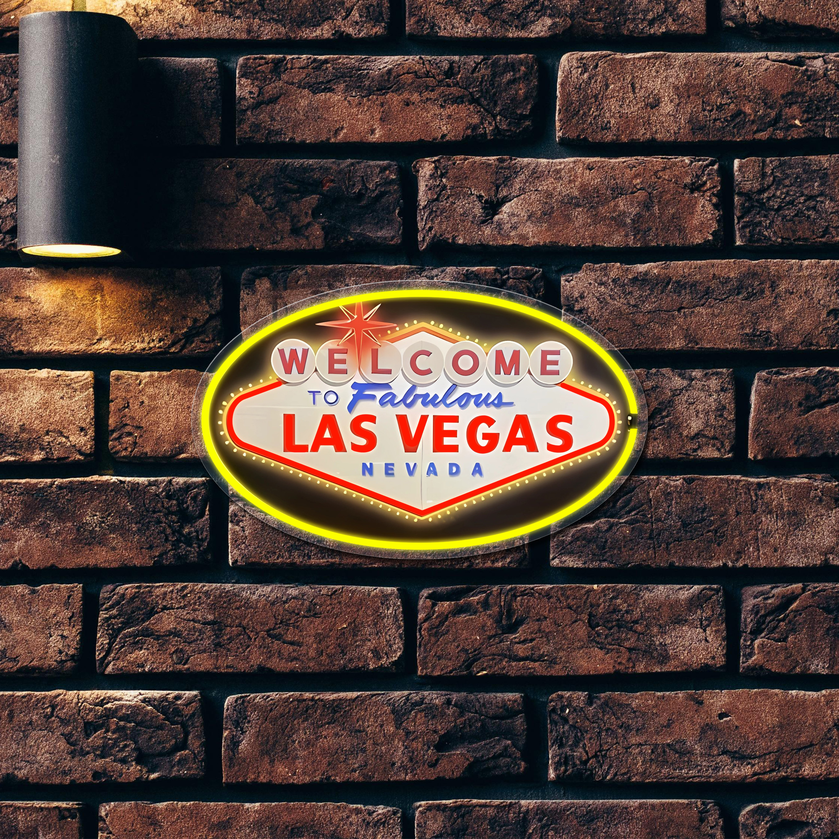 1 piece Welcome to Las Vegas L - Arcade Vegas avis et prix