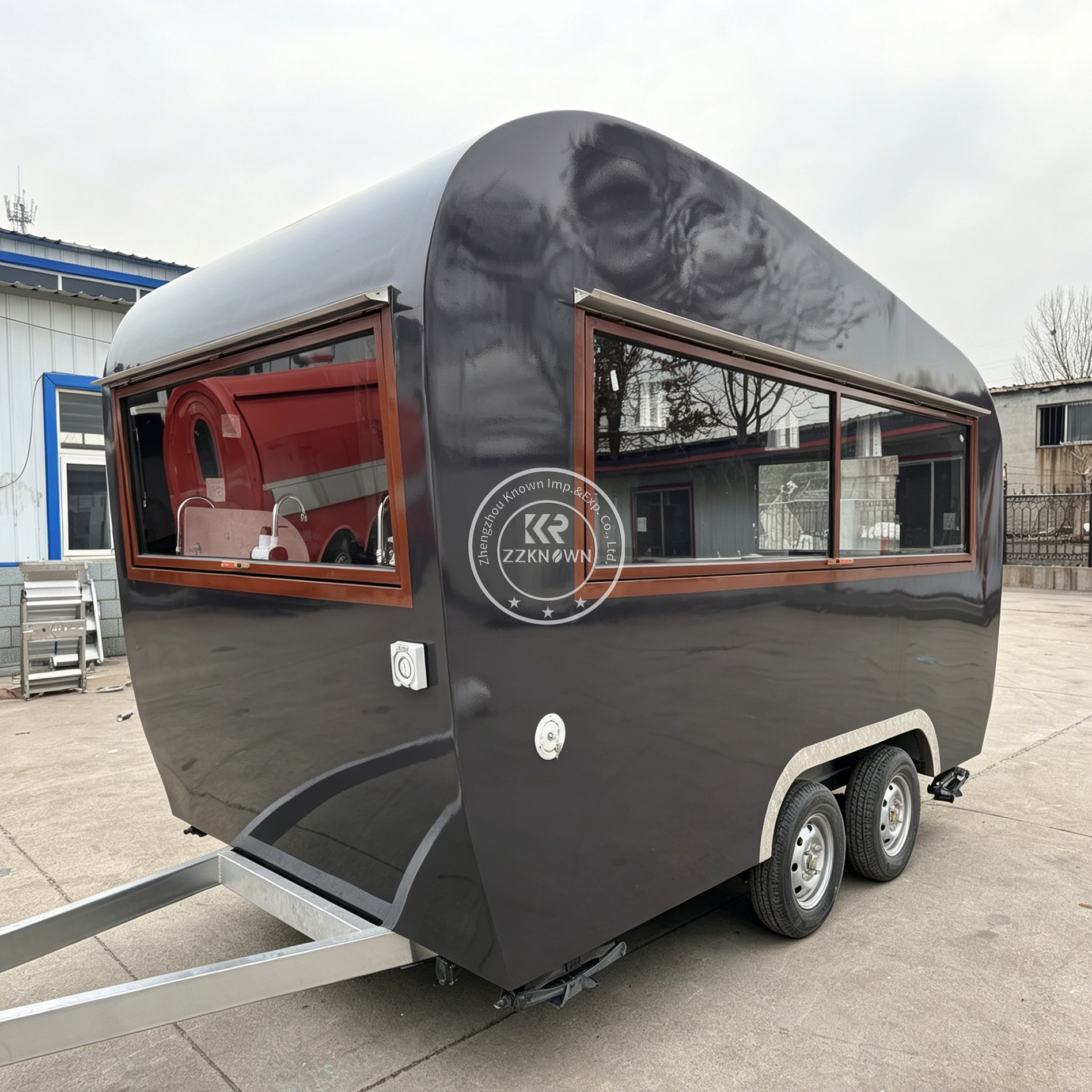 Custom Mobile Concession Food  - Hot Dog Vending Cart avis et prix
