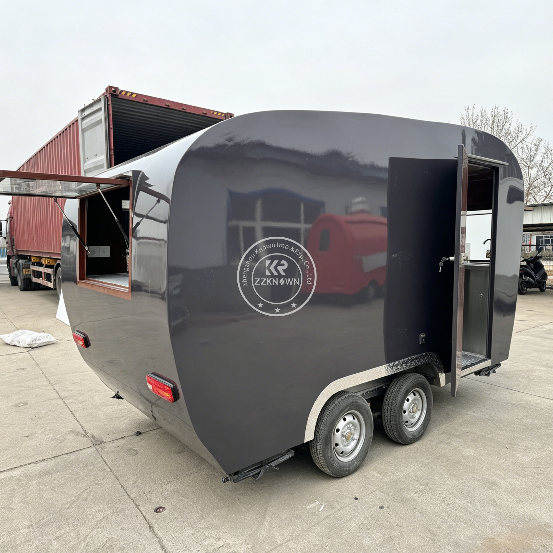 Custom Mobile Concession Food  - Hot Dog Vending Cart avis et prix