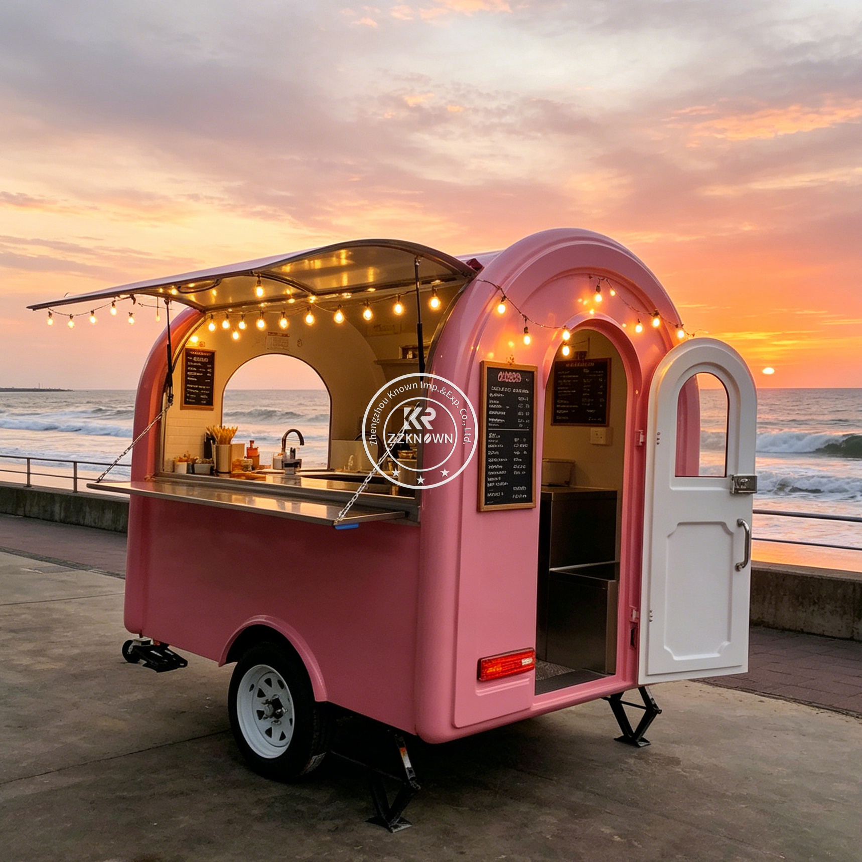 Street Mobile Food Trailer Hot - Hot Dog Vending Cart avis et prix