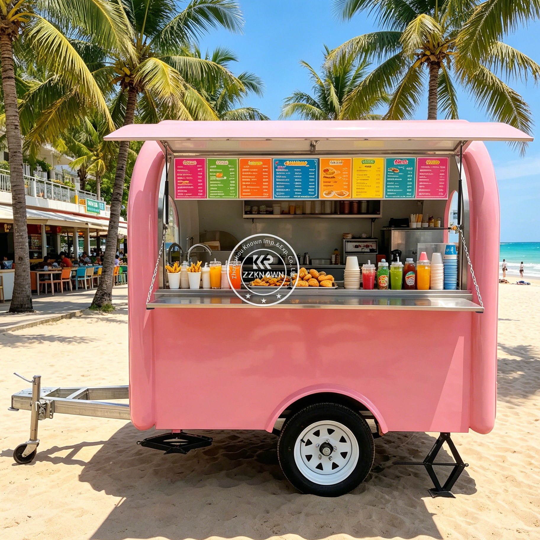 Street Mobile Food Trailer Hot - Hot Dog Vending Cart avis et prix