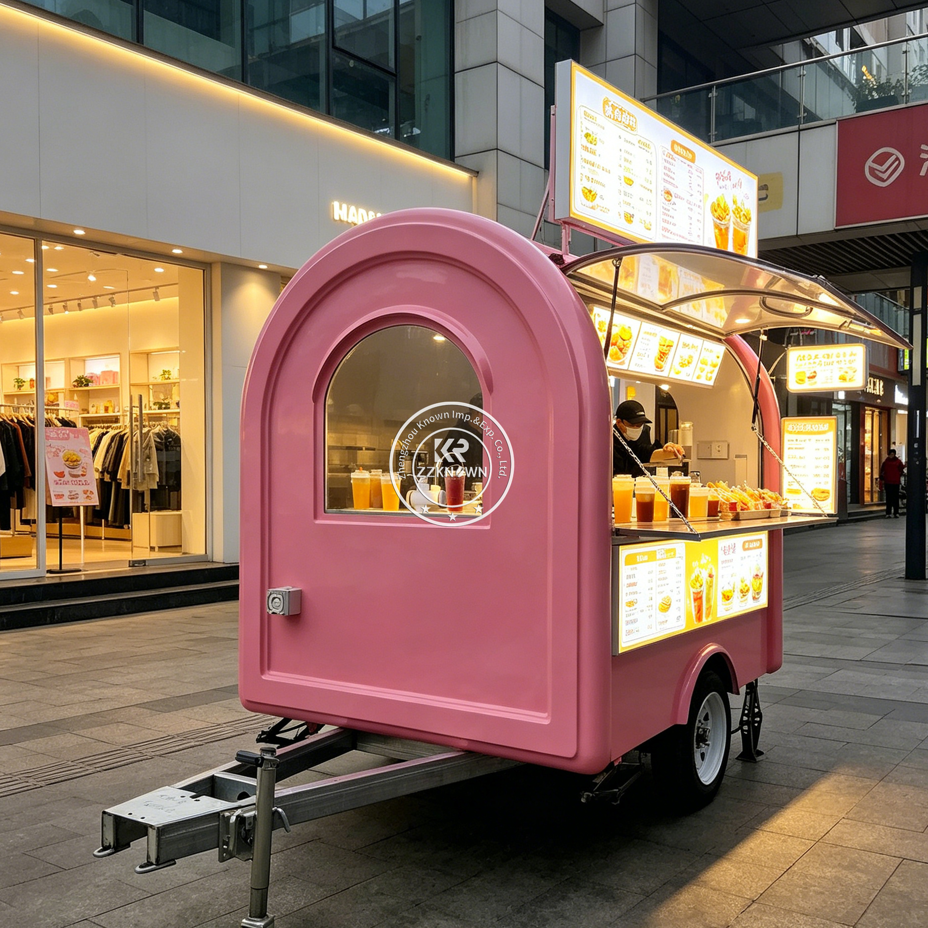 Street Mobile Food Trailer Hot - Hot Dog Vending Cart avis et prix