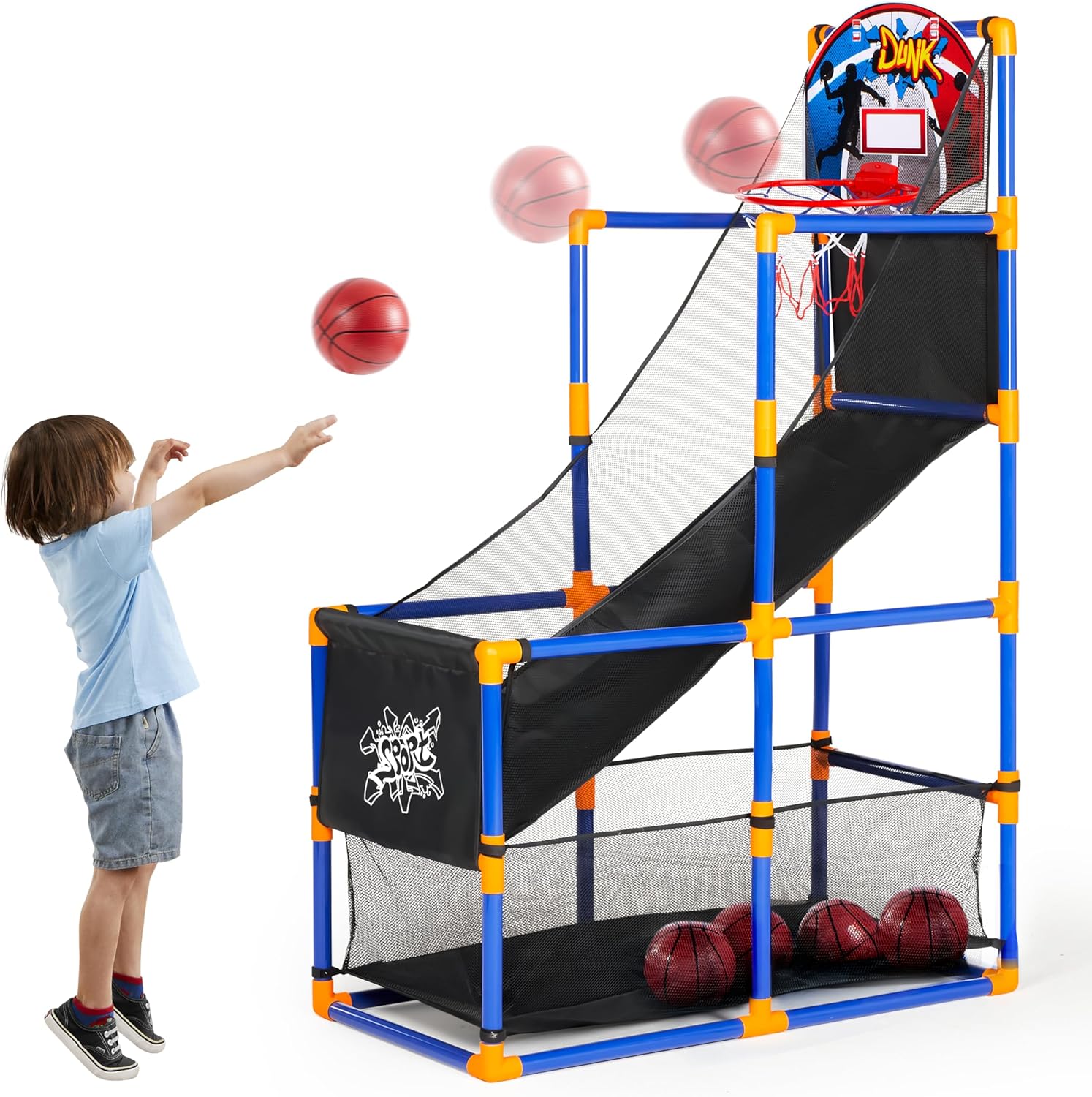 Arcade Basketball Game Set wit - Arcade Games & Vending Co avis et prix