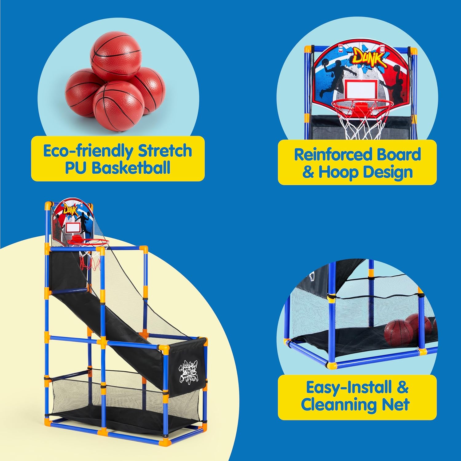 Arcade Basketball Game Set wit - Arcade Games & Vending Co avis et prix