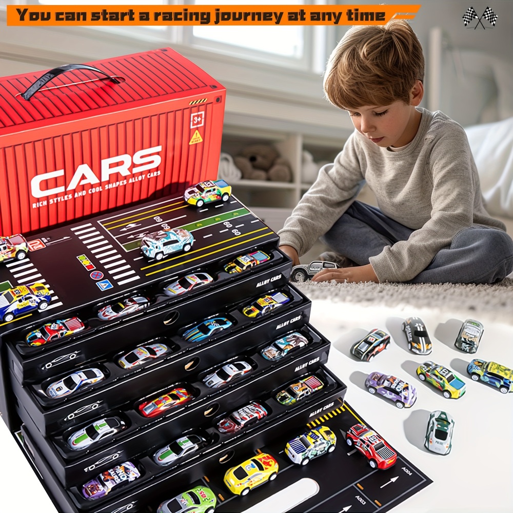Toy Cars for Kids, 48 Pull Bac - Racing Arcade Cabinet avis et prix