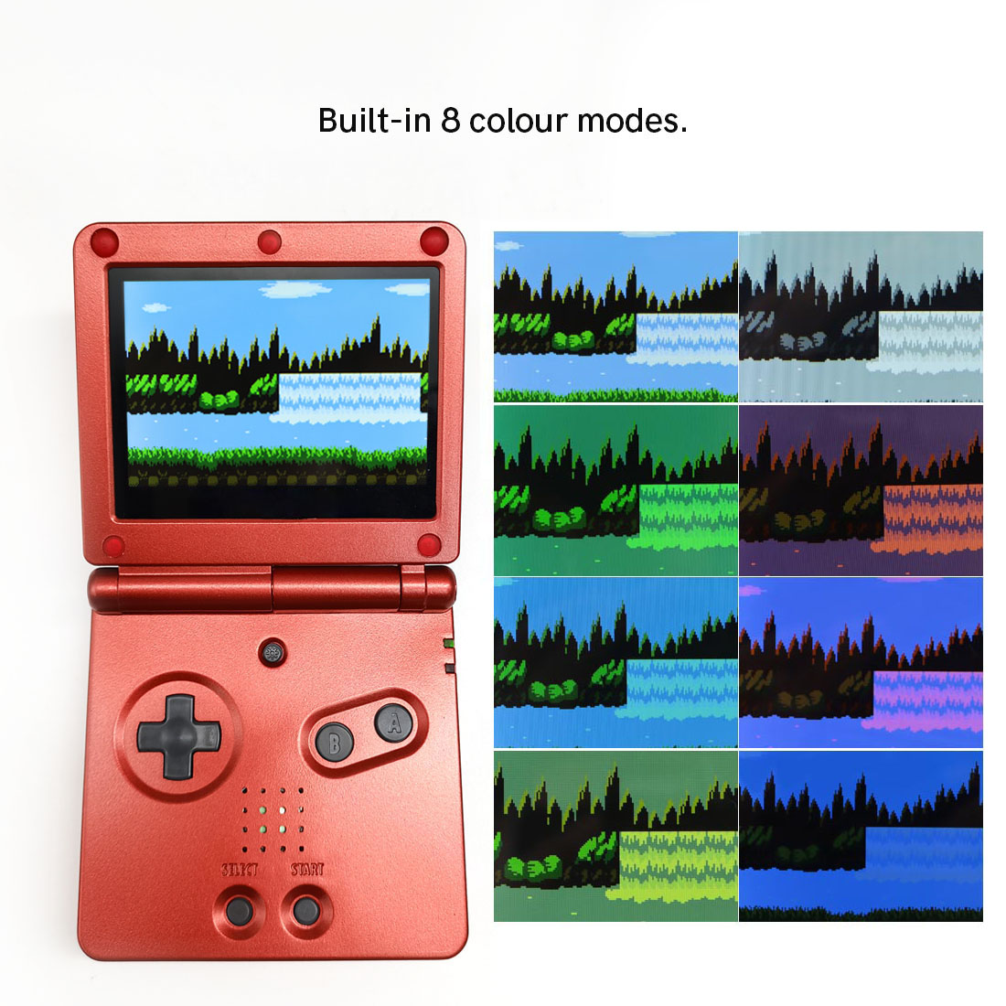 For  GBA SP V5  720x480 Retro  - Lcd Screen Arcade avis et prix