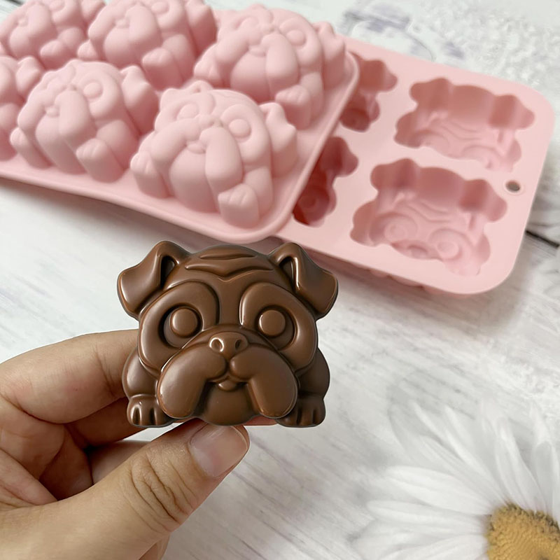 Bulldog Chocolate Silicone Mol - Hot Dog Vending Cart avis et prix