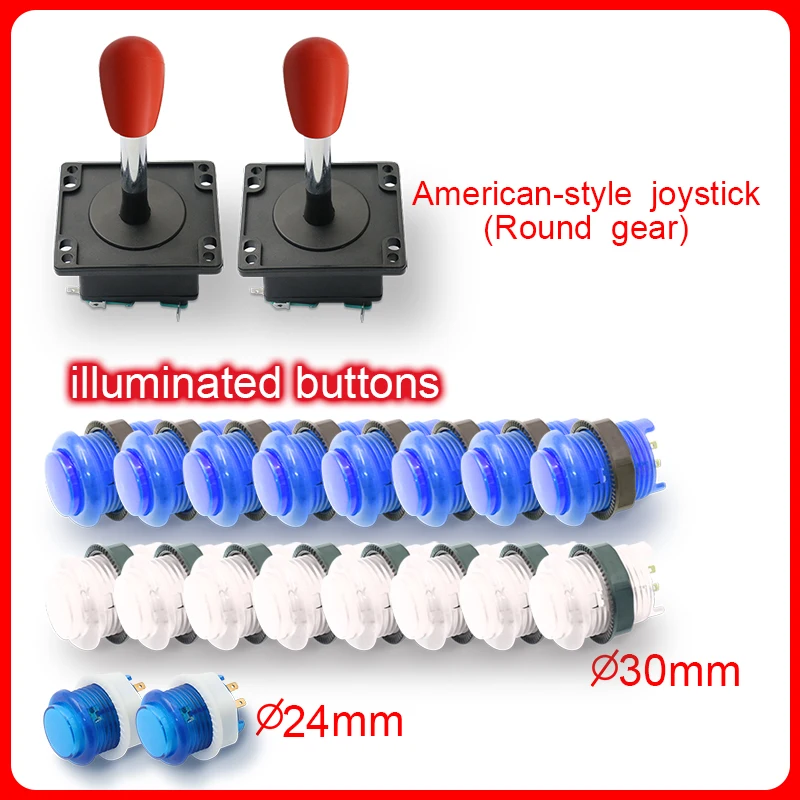 2025 with light 8 Way Adjustab - Joystick Arcade Parts avis et prix