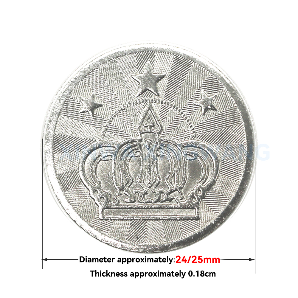 100PCS  Coins Tokens Stainless - Arcade Games Vending avis et prix