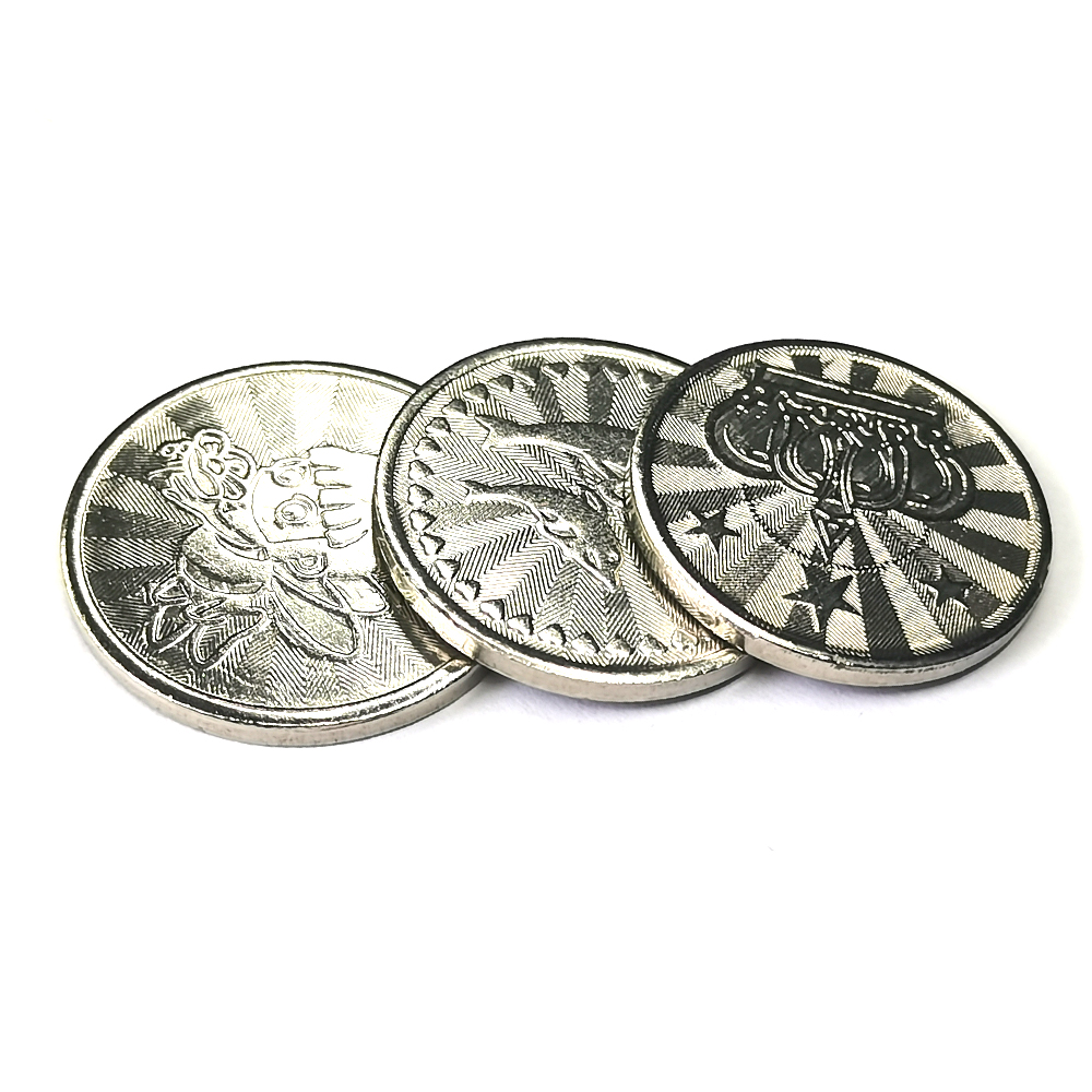 100PCS  Coins Tokens Stainless - Arcade Games Vending avis et prix