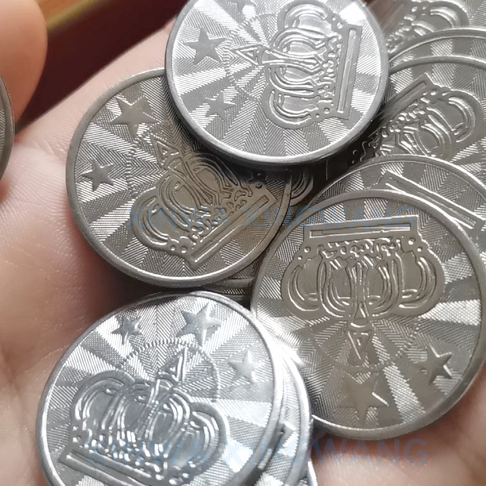 100PCS  Coins Tokens Stainless - Arcade Games Vending avis et prix