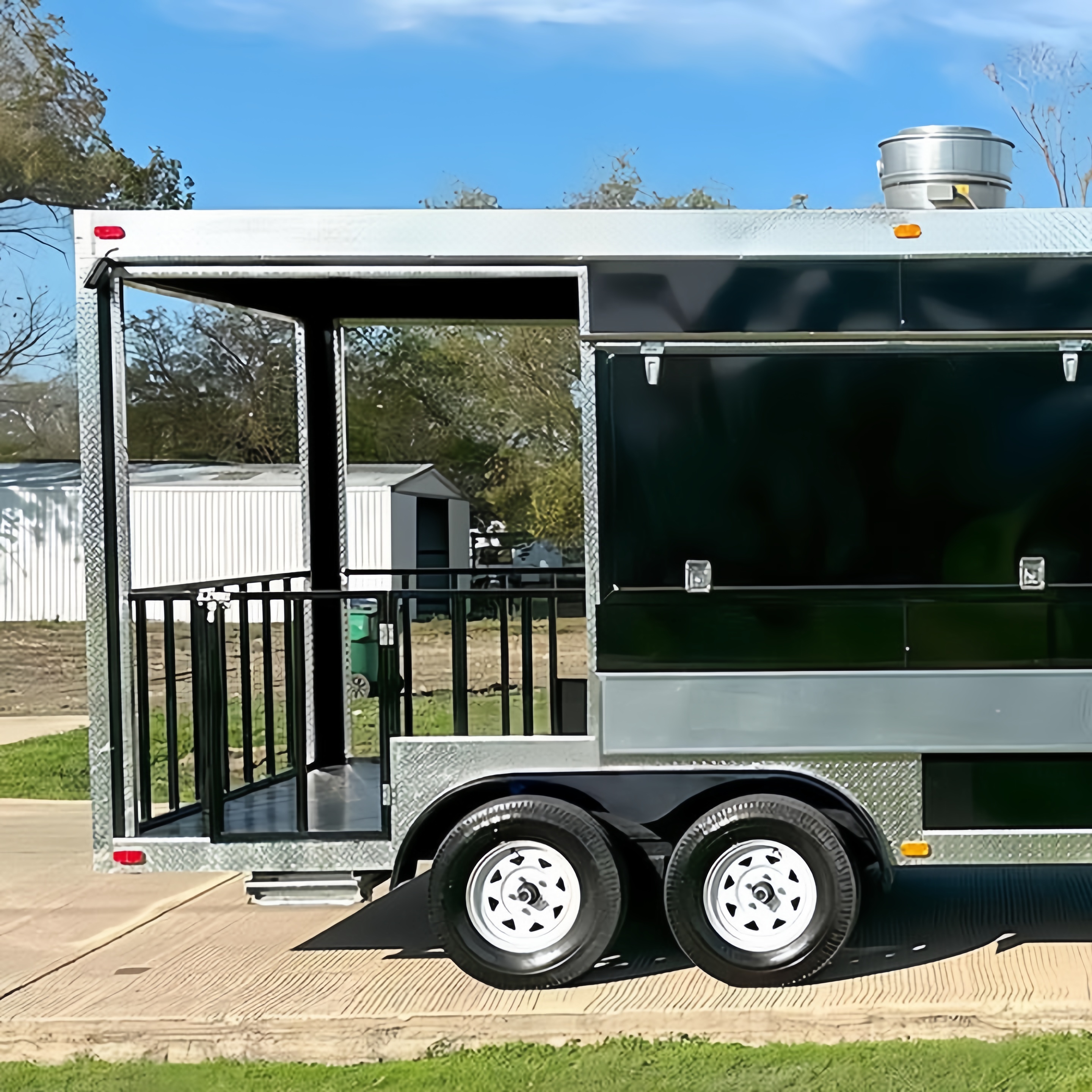 Outdoor Mobile Food Truck Trai - Hot Dog Vending Cart avis et prix