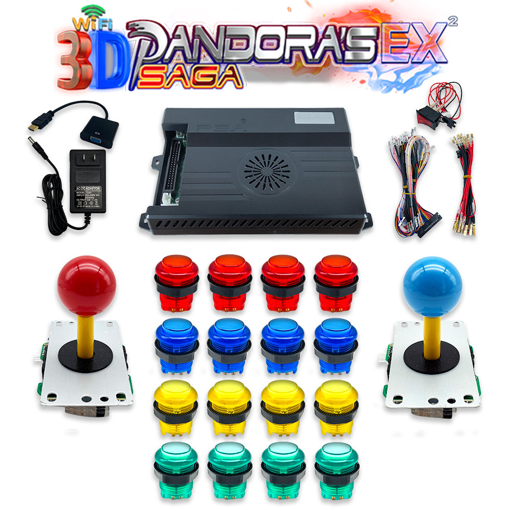 3D WiFi 10888 in 1 Pandora Sag - Arcade X avis et prix