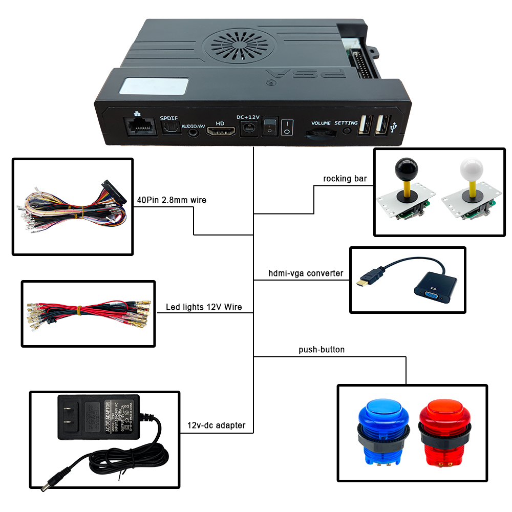 3D WiFi 10888 in 1 Pandora Sag - Arcade X avis et prix