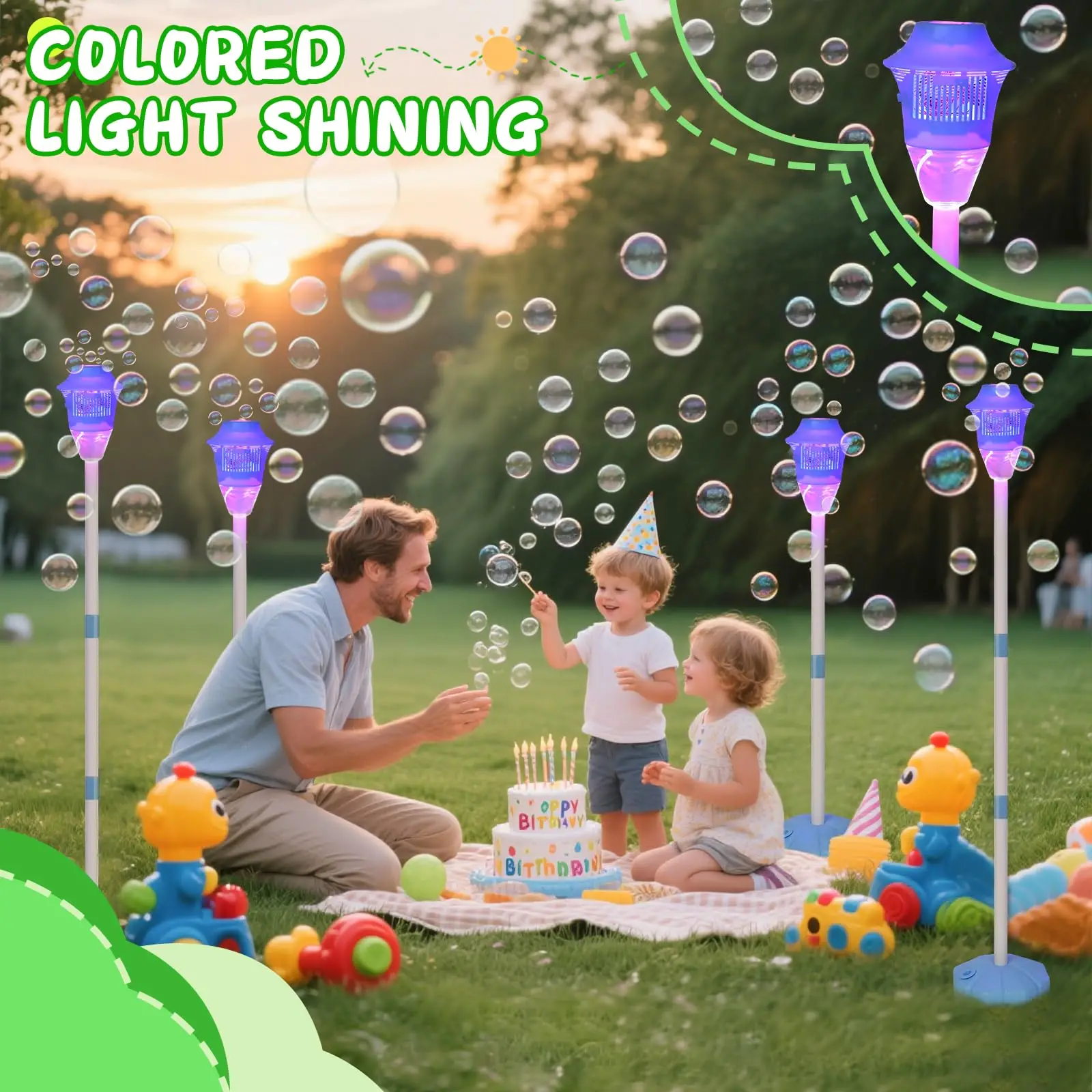 Stand Bubble Machine with Ligh - Bubble Gum Machine avis et prix