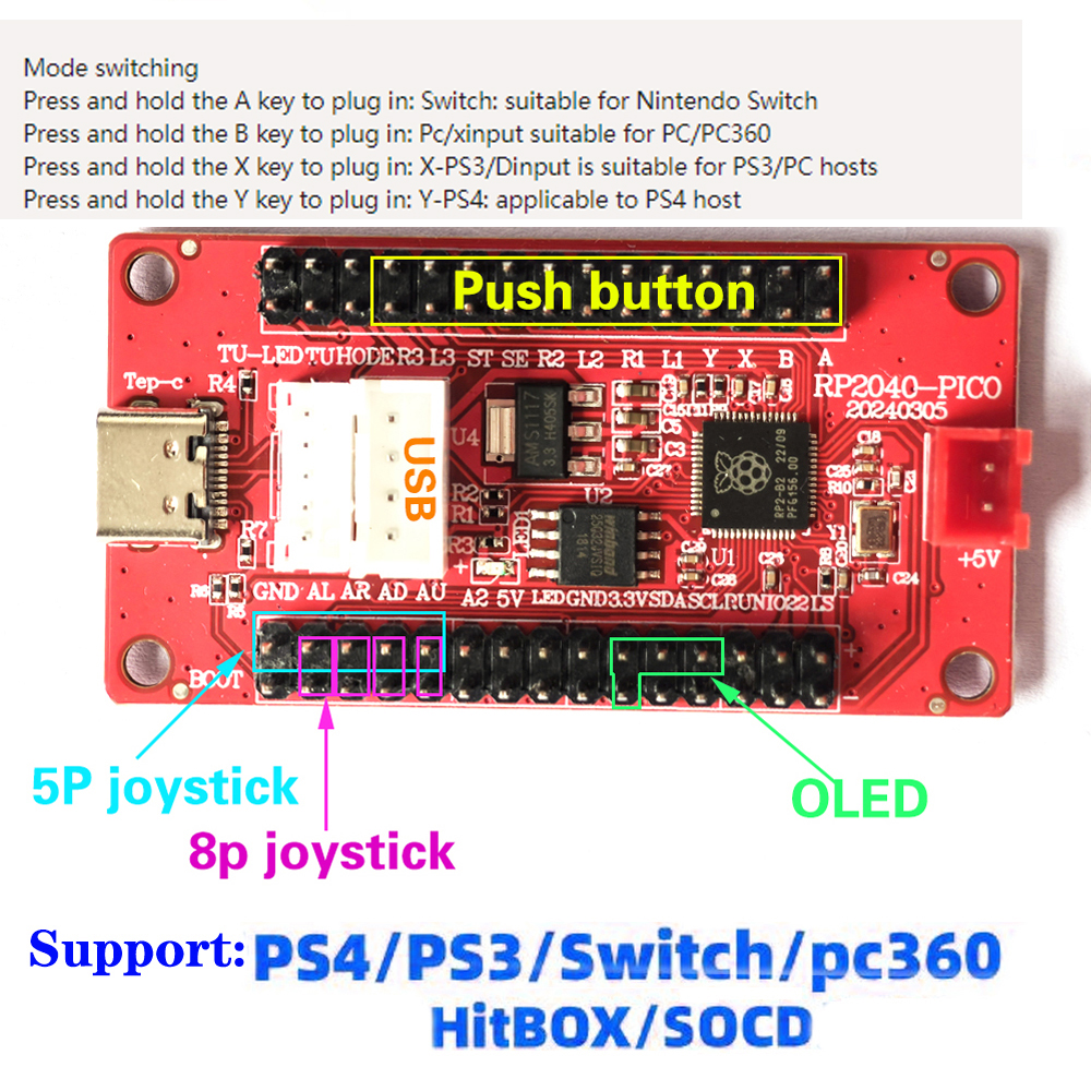Raspberry Pi Pico Zero Delay U - Joystick Arcade Parts avis et prix