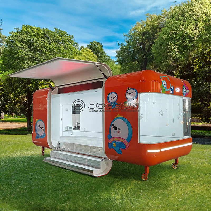 Street Mobile Food Trailer Piz - Hot Dog Vending Cart avis et prix