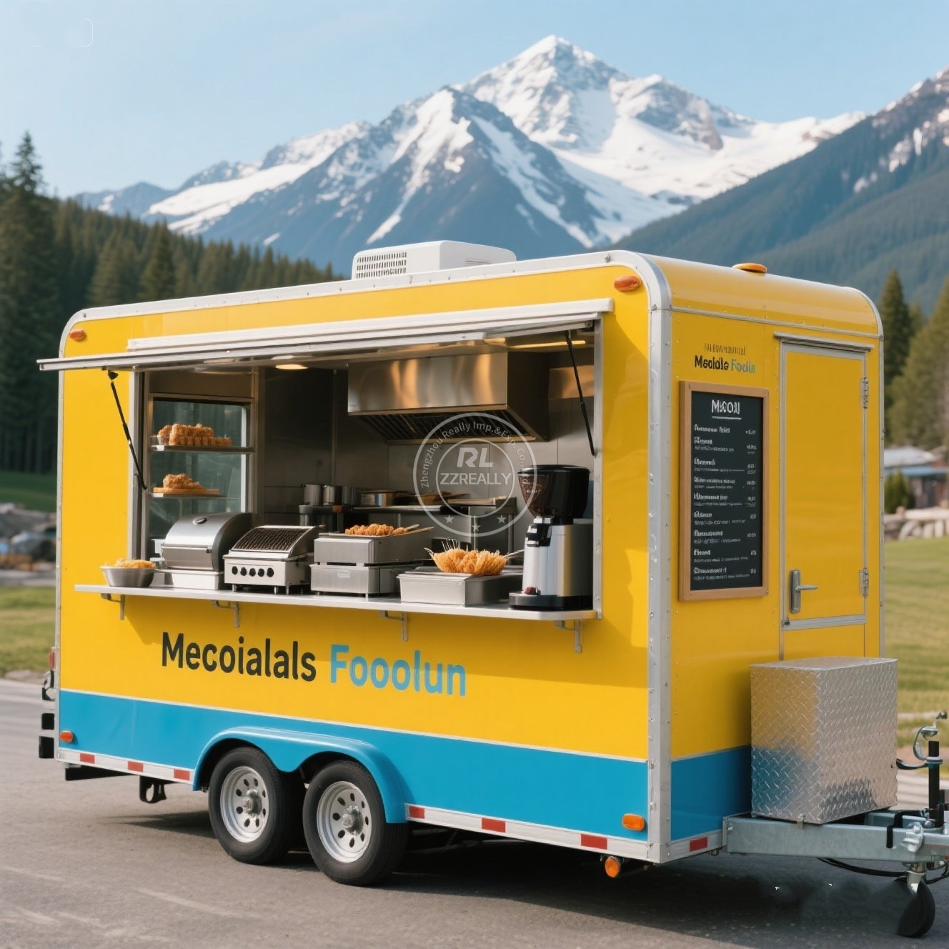 Customizable Food Trailer Manu - Hot Dog Vending Cart avis et prix