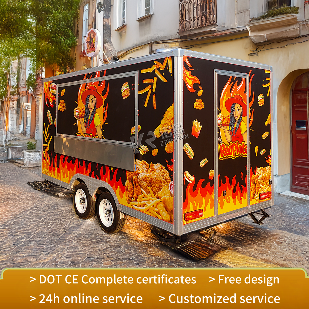 Customizable Food Trailer Manu - Hot Dog Vending Cart avis et prix
