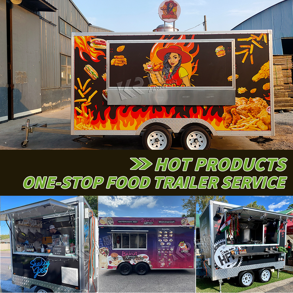 Customizable Food Trailer Manu - Hot Dog Vending Cart avis et prix