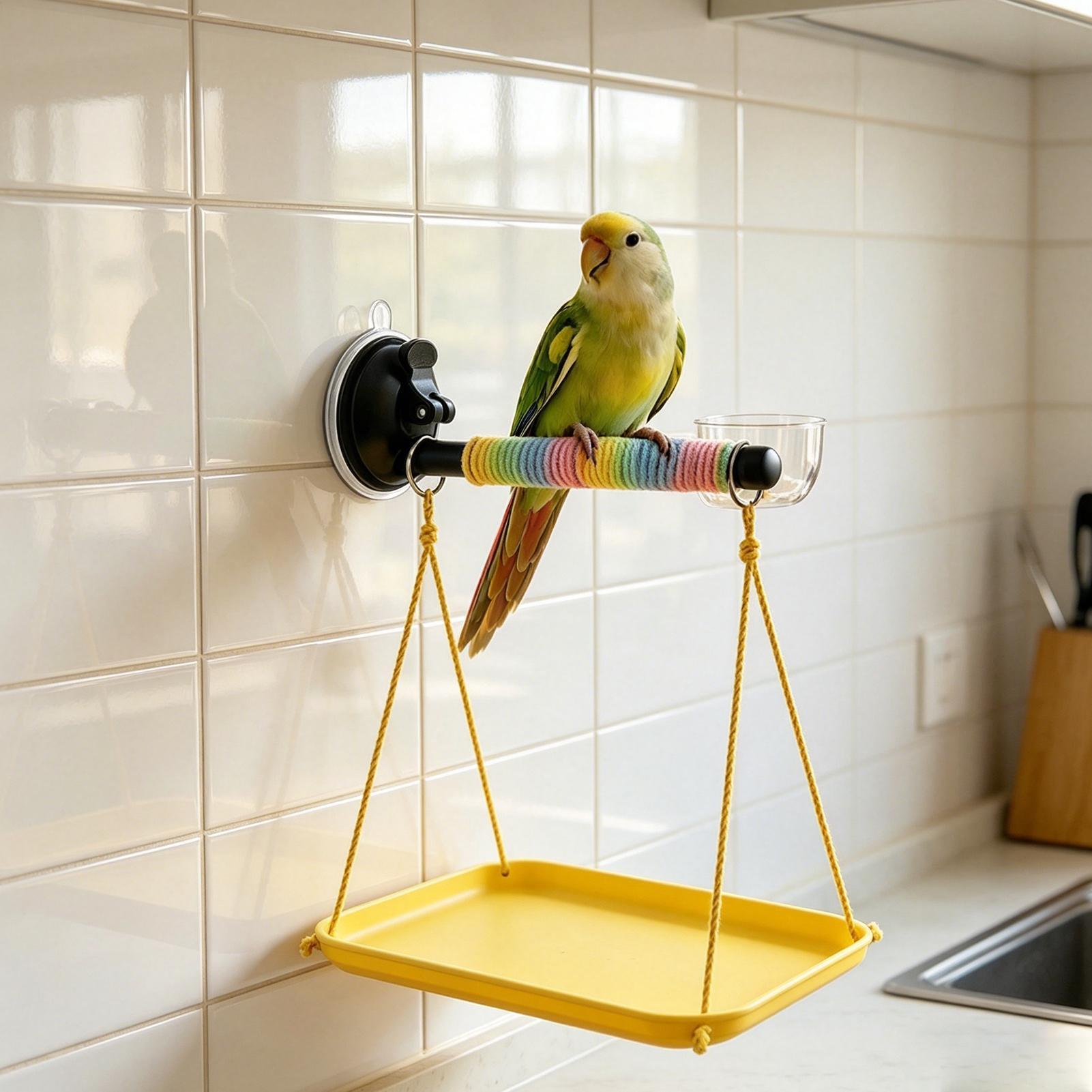 Bird Perch with Suction Cup an - Racing Arcade Cabinet avis et prix
