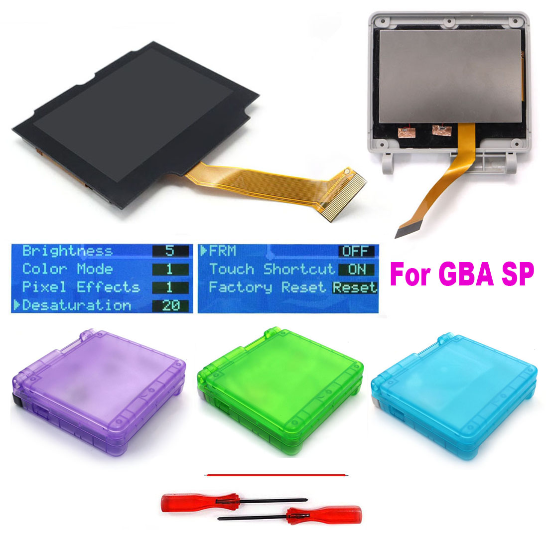 HISPEEDIDO For GBA SP IPS V5 S - Lcd Screen Arcade avis et prix