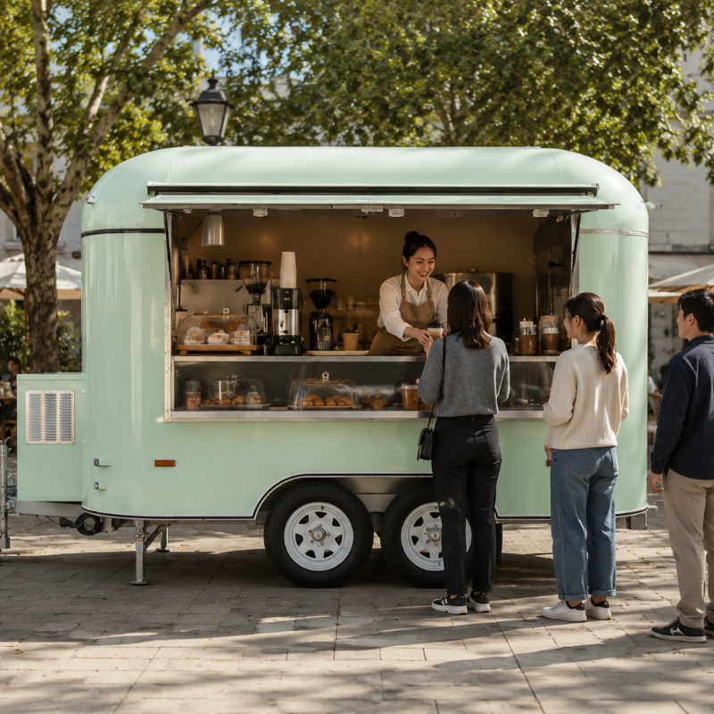 Food Cart Mobile Trailer Custo - Hot Dog Vending Cart avis et prix