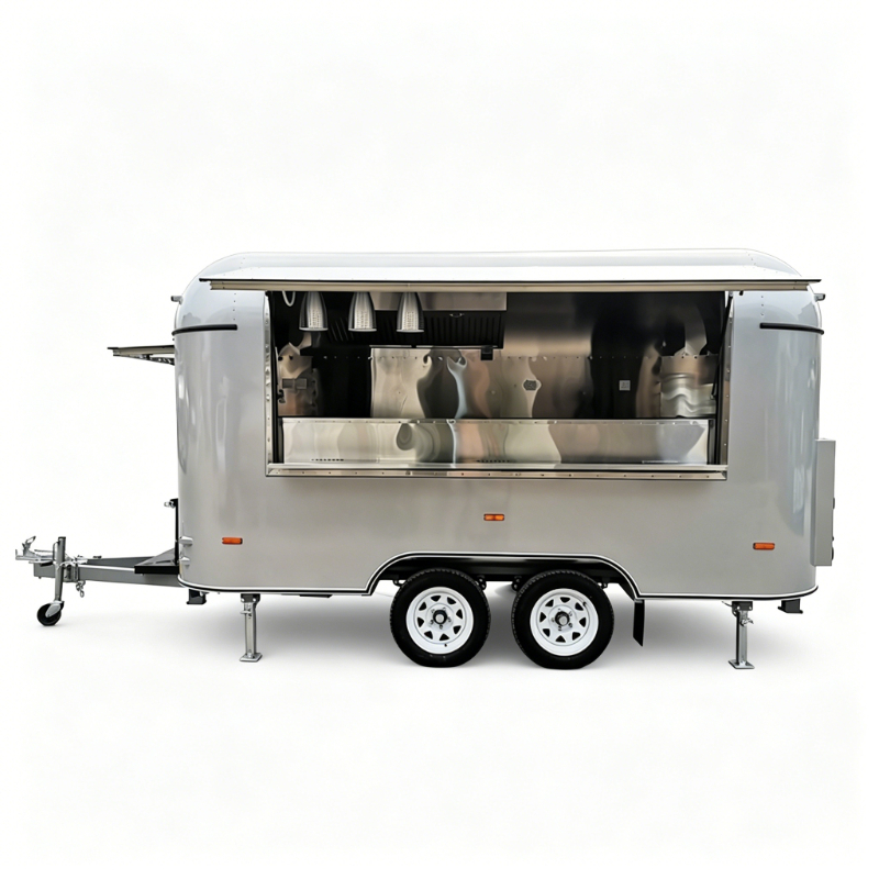 Food Cart Mobile Trailer Custo - Hot Dog Vending Cart avis et prix