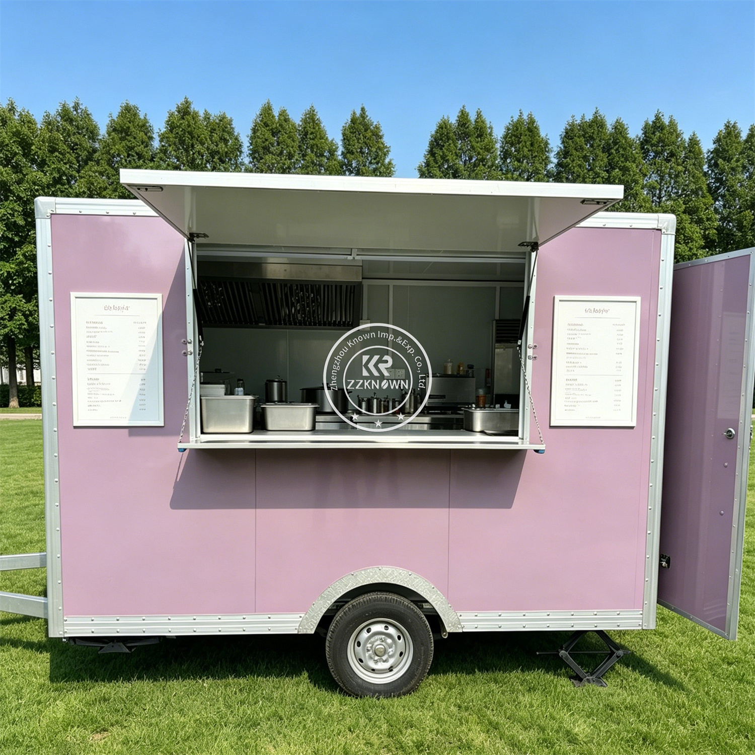 Street Custom Food Trailer Mob - Hot Dog Vending Cart avis et prix